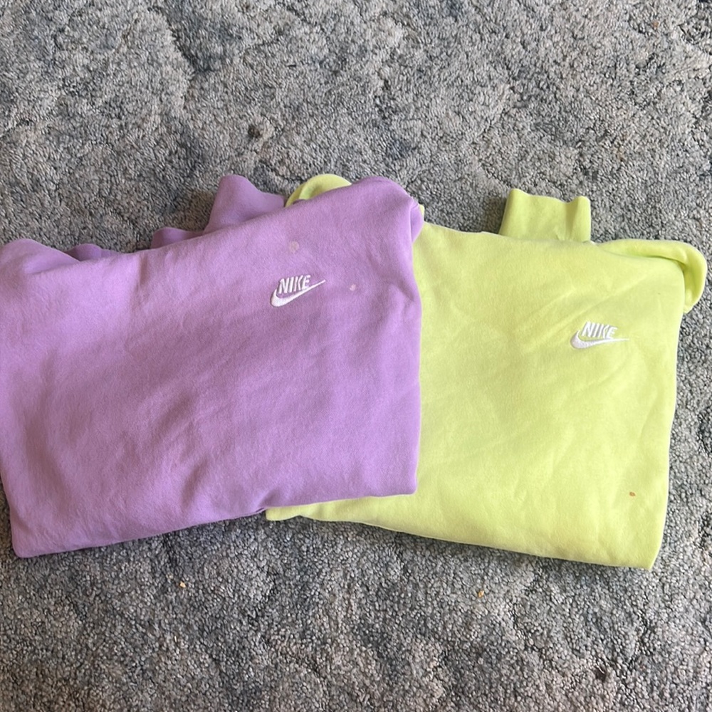 Two Nike hoodies